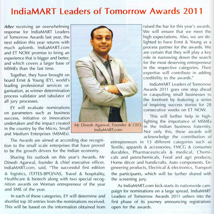 IndiaMART Leaders of Tomorrow 